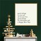 Good Tidings by Amanti Art Portfolio 22-in. W x 22-in. H. Canvas Wall Art Print Framed in Gold